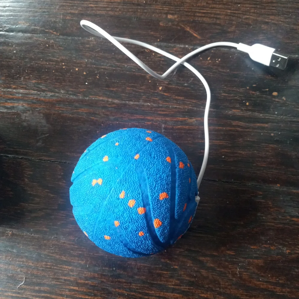 New Material】Cheerble Smart Interactive Dog Toy, Wicked Ball AIR, Blue